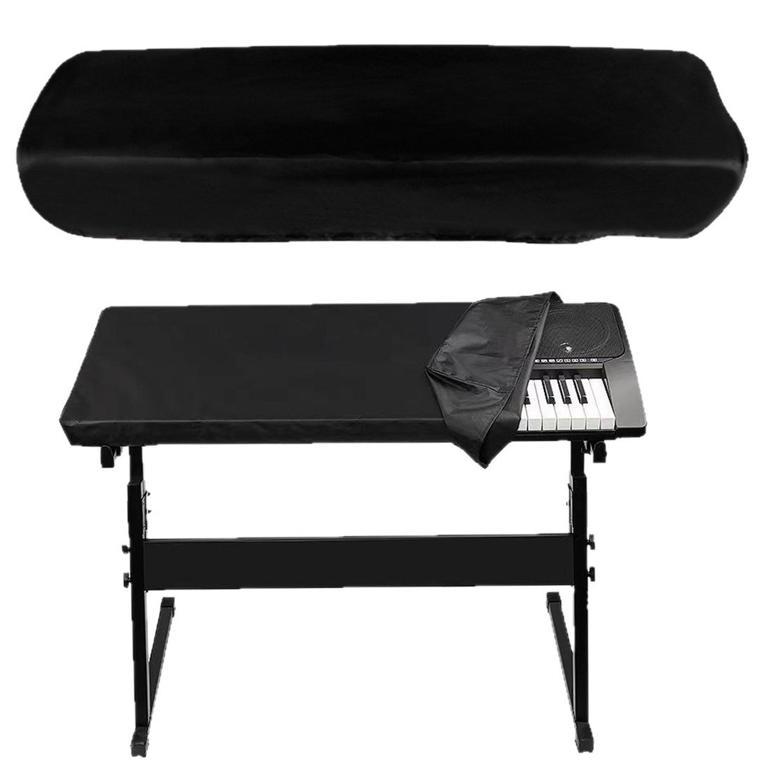 Keyboard stand with infinitely adjustable legs and padded seat Stornfield