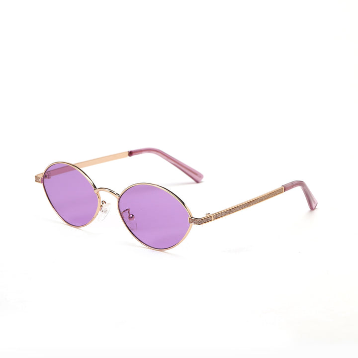Women's fashionable round sunglasses with luxurious accents Stornfield