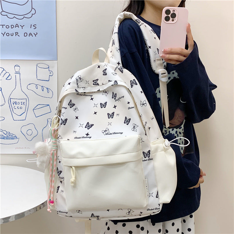 Butterfly Print Backpack Stornfield