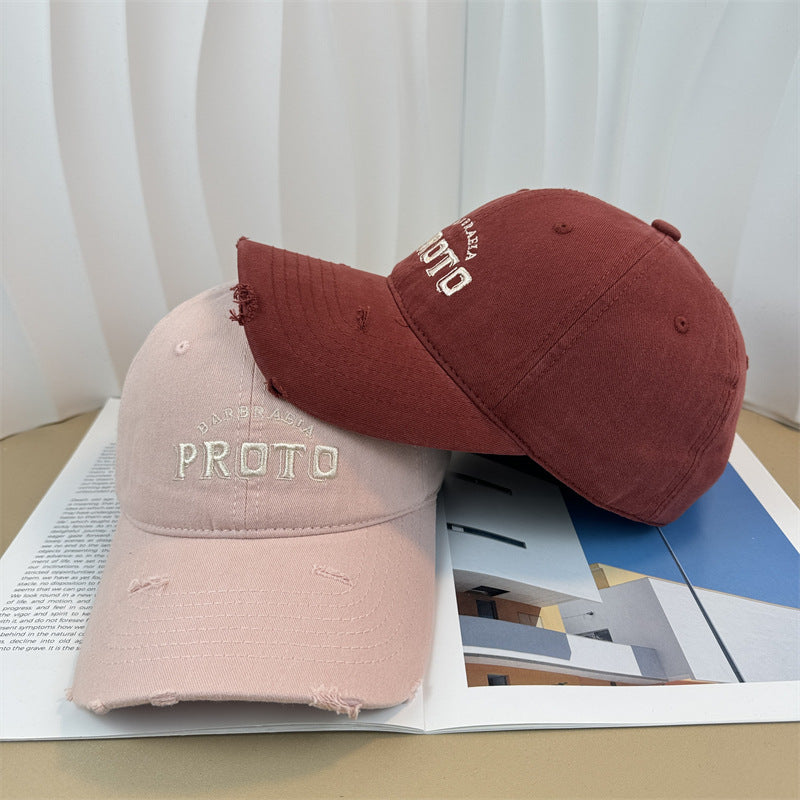 Men's Vintage-Inspired Distressed Baseball Cap Stornfield