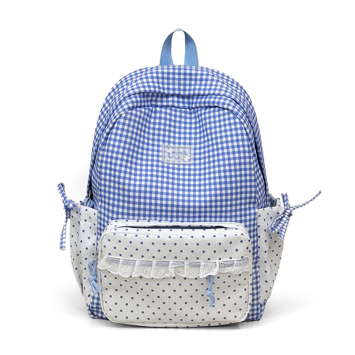 Cute Checked Pattern Backpack Stornfield