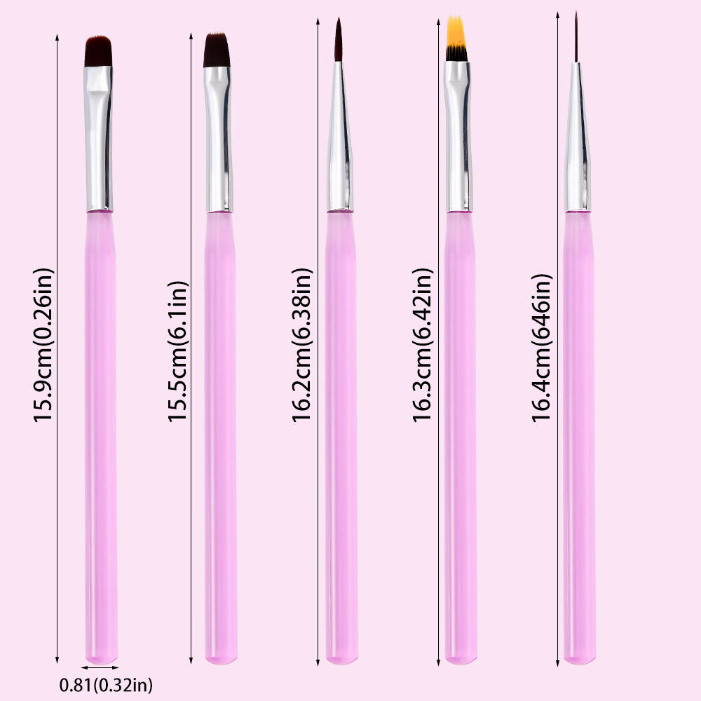 Professional Nail Art Detail Brush Set Stornfield
