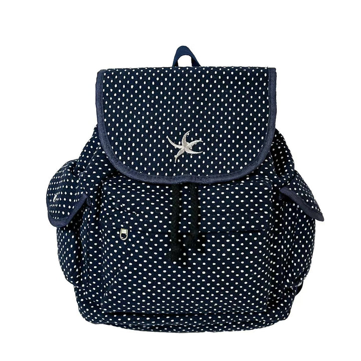 Backpack with Playful Polka Dot Pattern and Practical Storage Stornfield