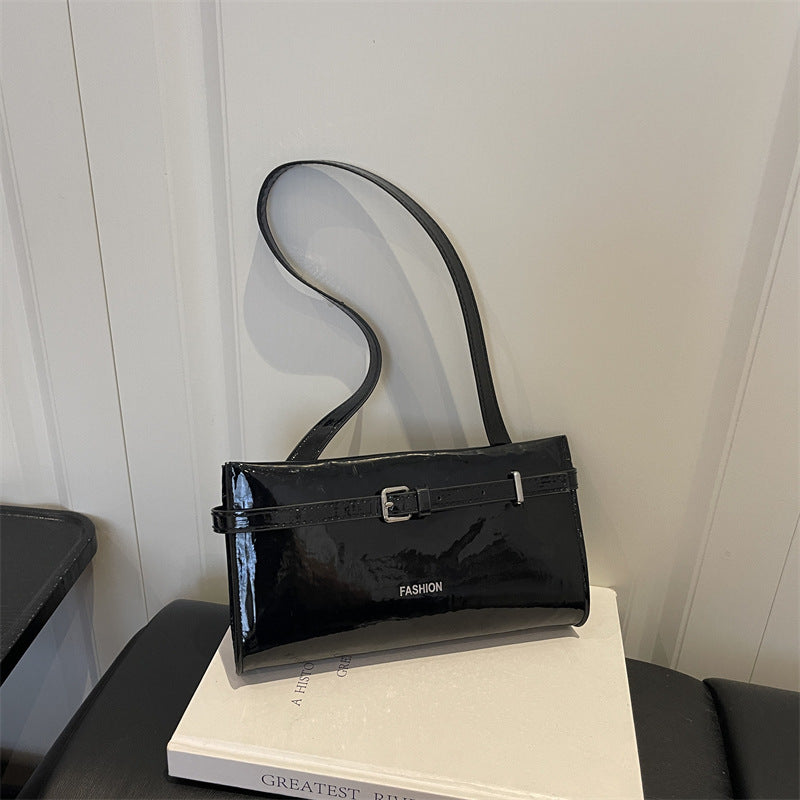 Elegant Patent Leather Crossbody Bag