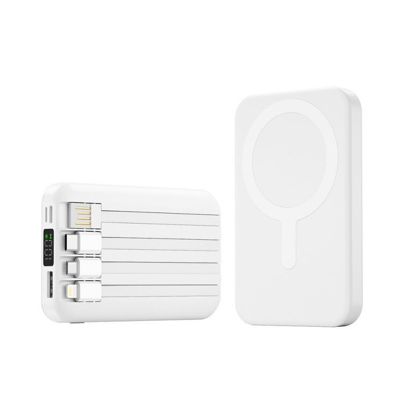Portable power bank with integrated cable speaker and fast charging function Stornfield