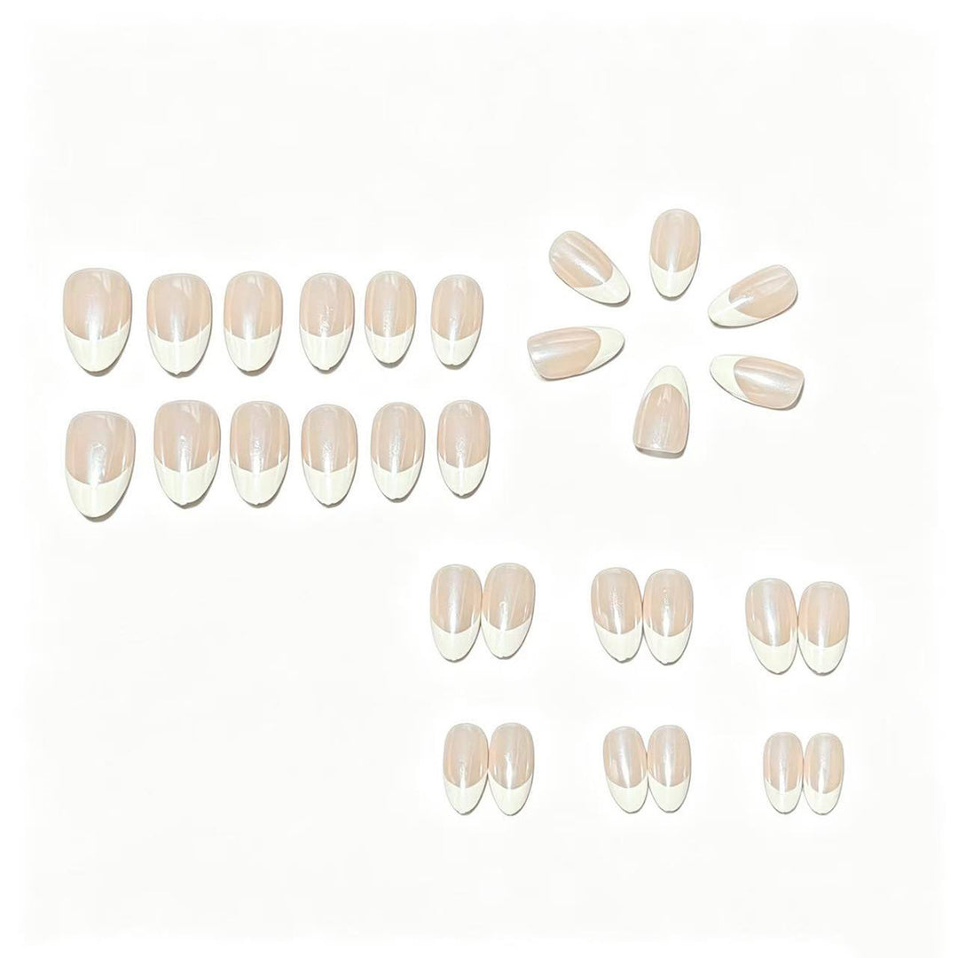 Elegant French Tip Nail Art Set Stornfield