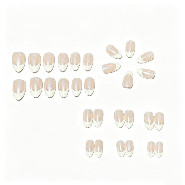 Elegant French Tip Nail Art Set Stornfield