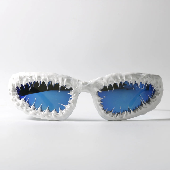 Women's creative design sunglasses with unique structured frame Stornfield