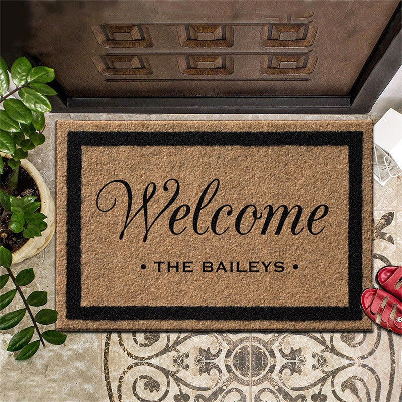 Bear-Themed Welcome Mat