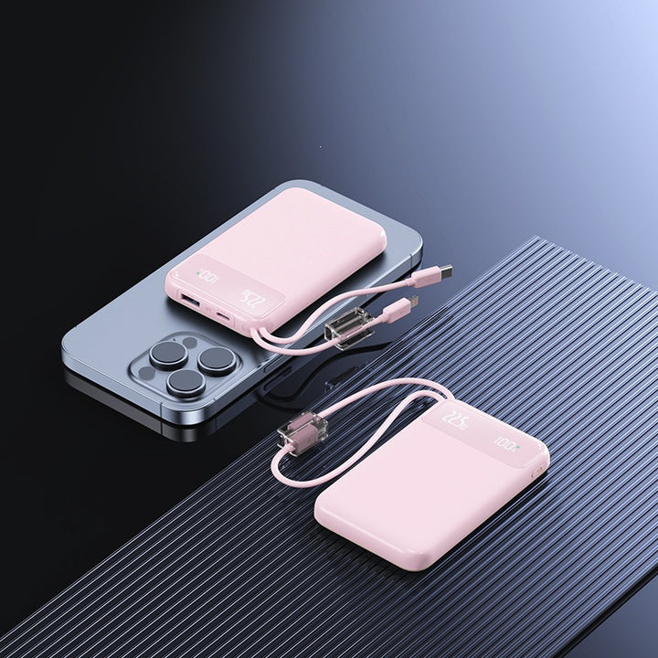 Slim Powerbank with digital charge level display and fast charging function Stornfield