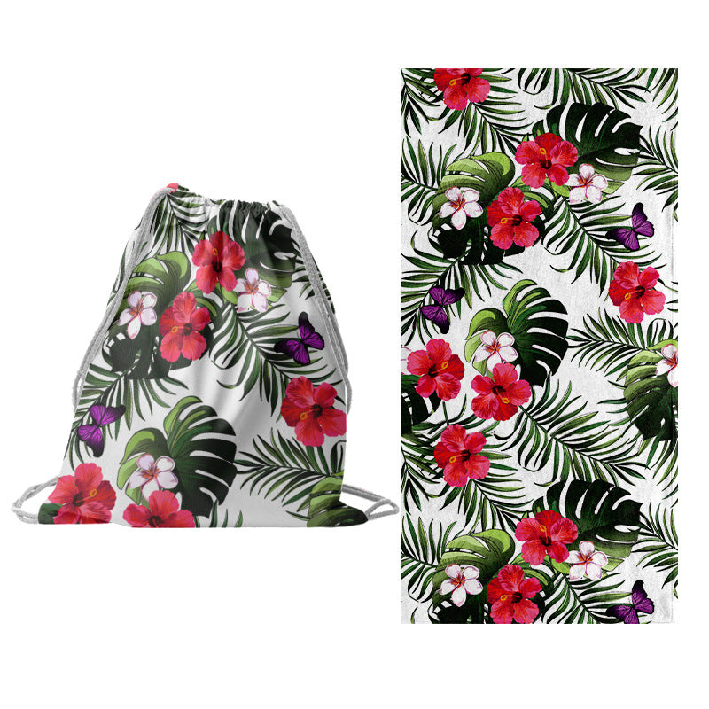 Multifunctional beach set with tote bag and towel Stornfield