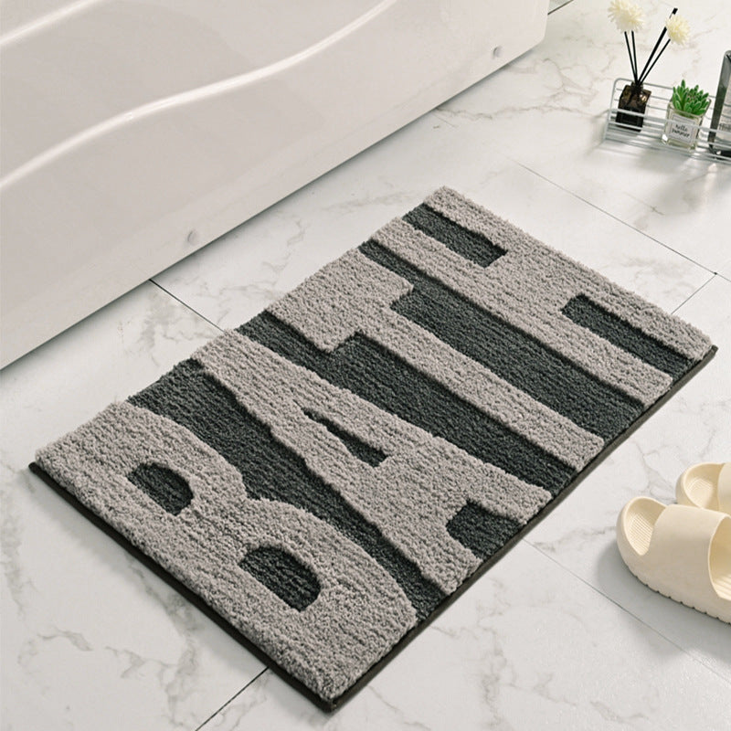 Modern Abstract Bath Mat Stornfield