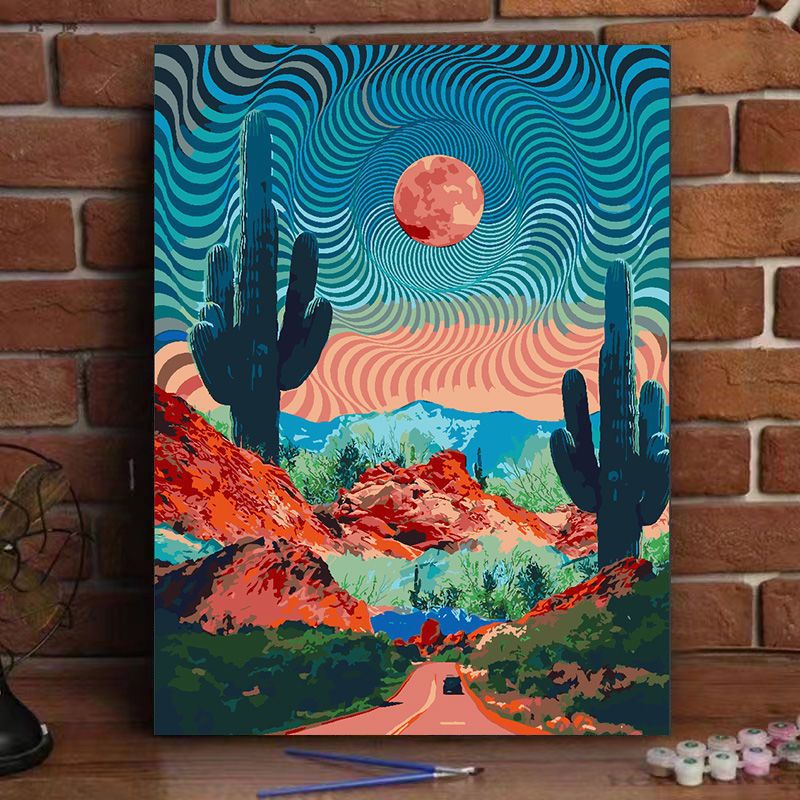 Cosmic Landscape Canvas Art Stornfield