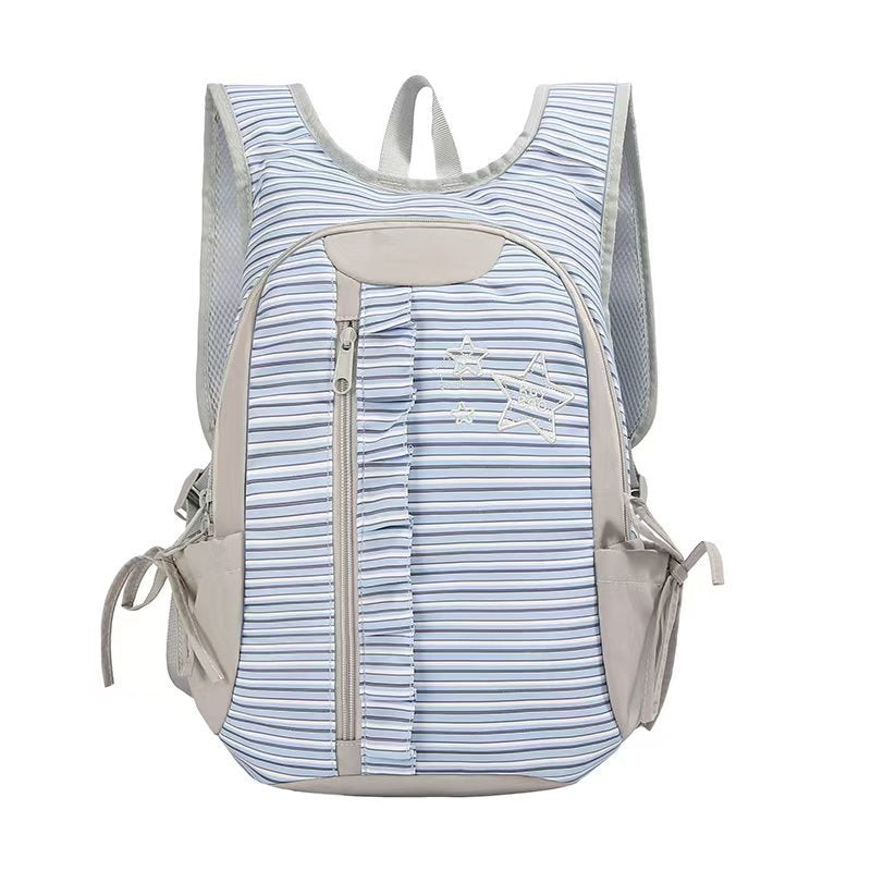 Multi-Pocket Ruffle Design Backpack Stornfield