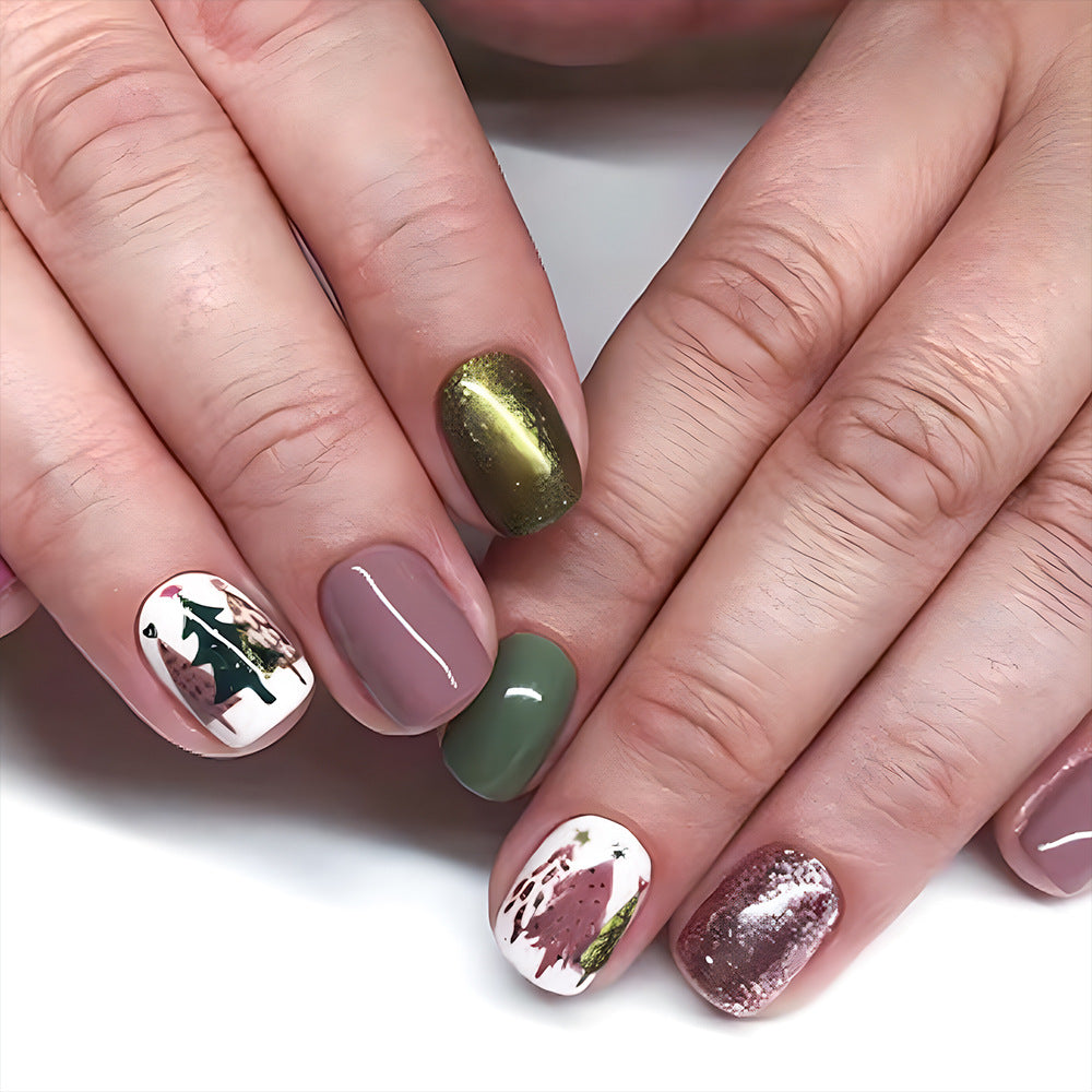 Seasonal Forest-Themed Nail Art Set Stornfield