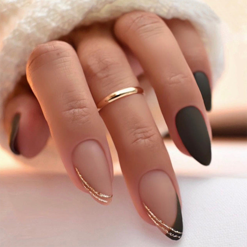 Acrylic nail set with elegant shapes and surfaces Stornfield