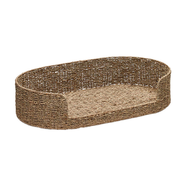 Cozy and stylish dog bed made of braided material Stornfield
