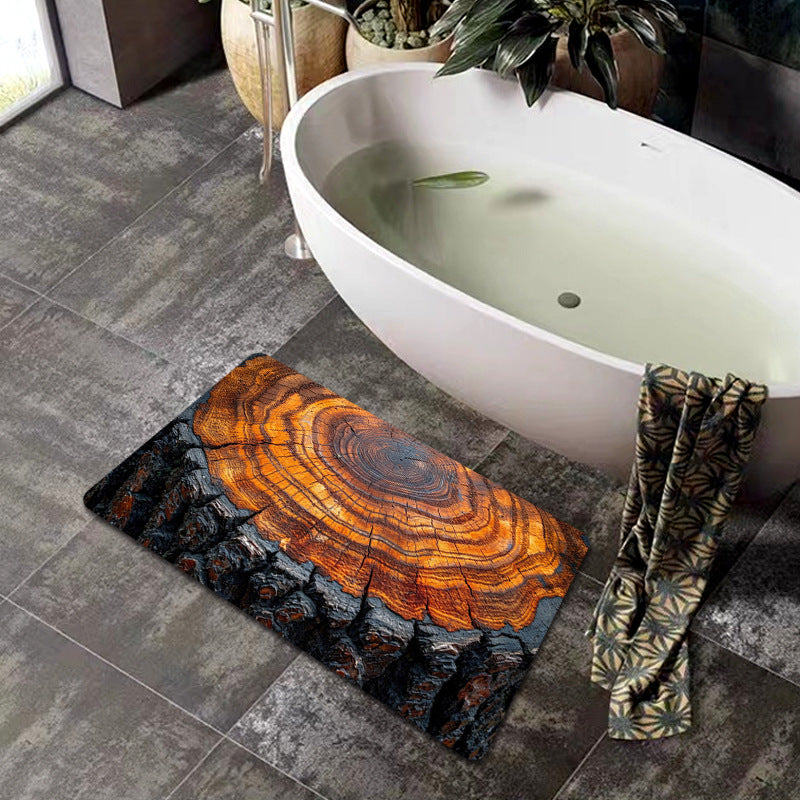 Natural Wood Grain Bath Mat Stornfield