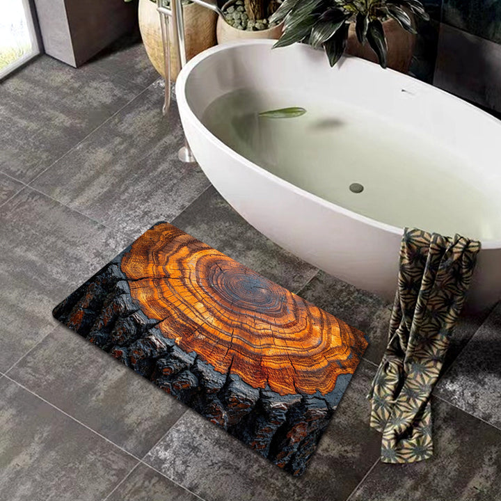 Natural Wood Grain Bath Mat Stornfield