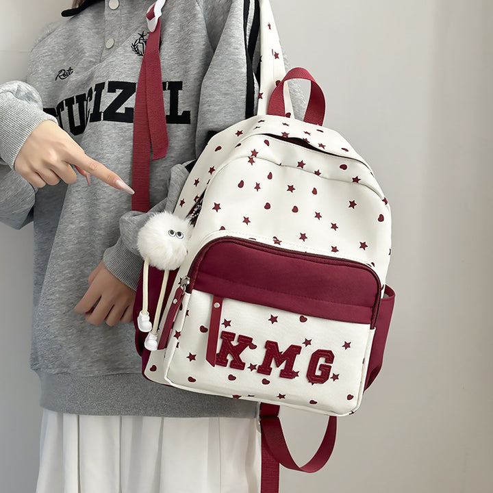 Casual Star-Patterned Backpack Stornfield 1791204760