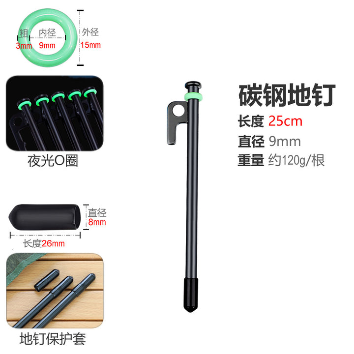 High-quality tent peg made of solid material with stable RGB marking Stornfield