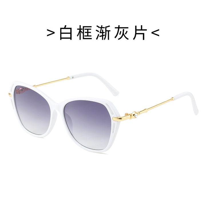 Women's fashionable Cat-Eye sunglasses with elegant metal frame Stornfield