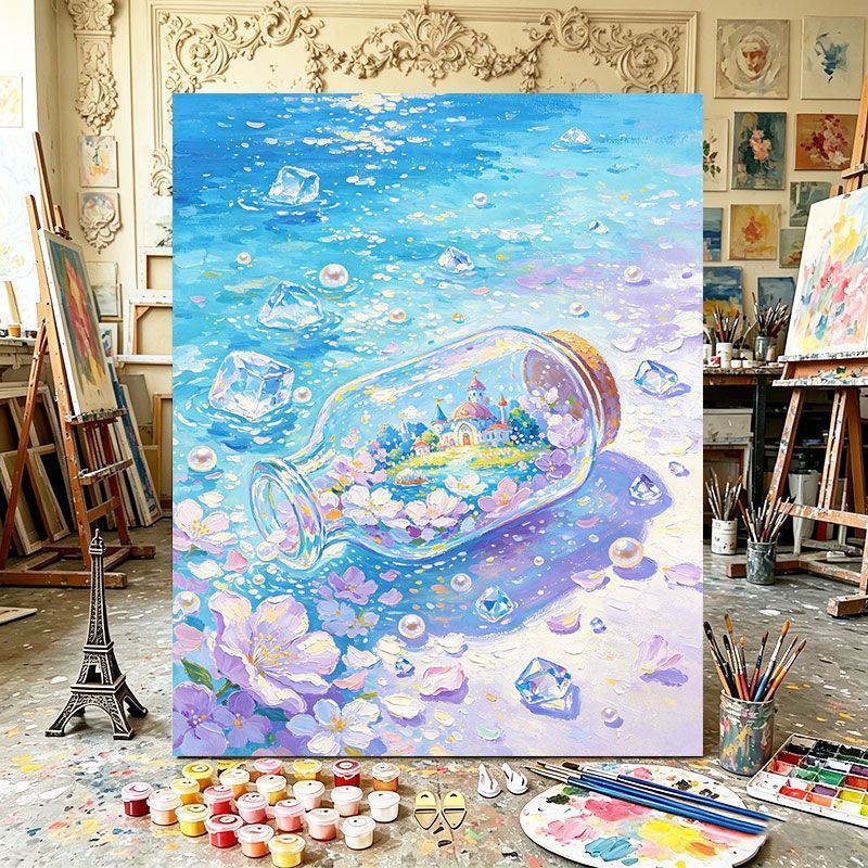 Magical Bottle Canvas Art Print Stornfield