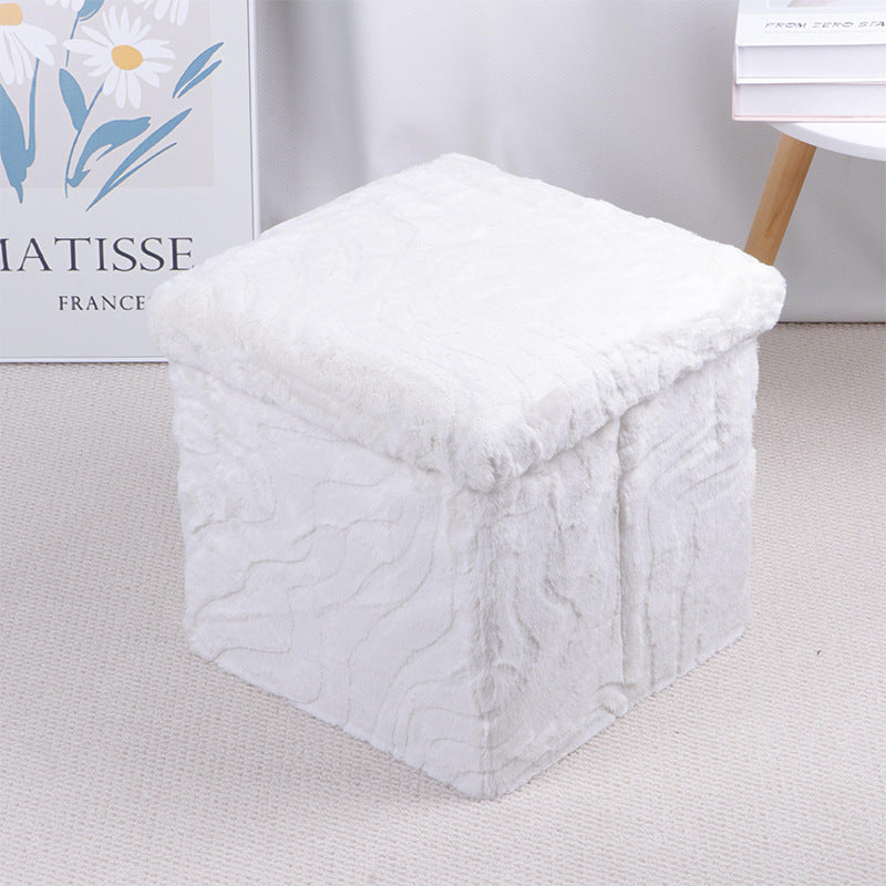 Plush Rectangular Storage Ottoman Stornfield