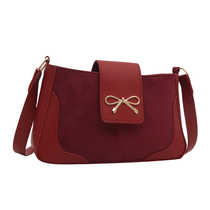 Stylish Faux Suede Handbag Stornfield