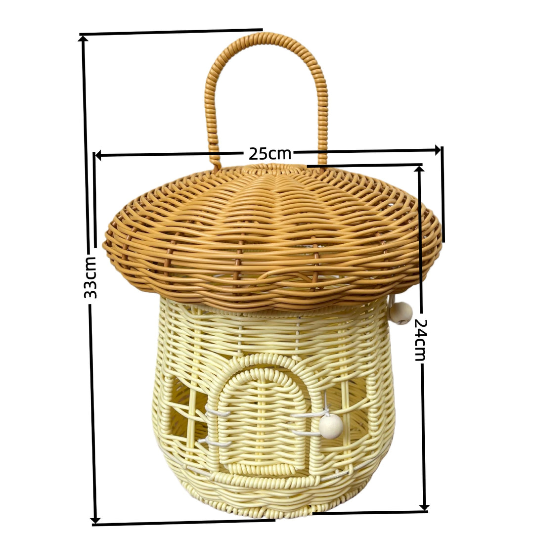 Women's decorative mushroom-shaped basket Stornfield