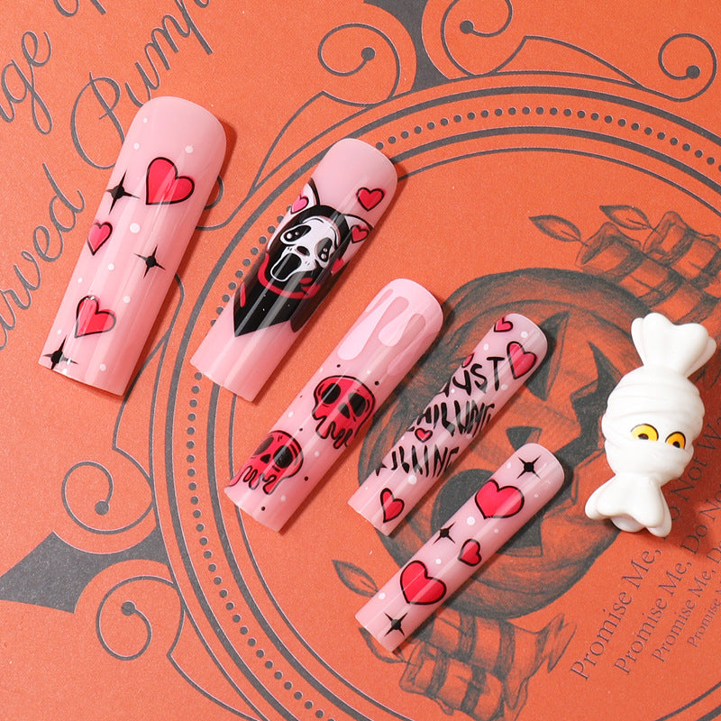 Artistic Patterned Press-On Nails Stornfield