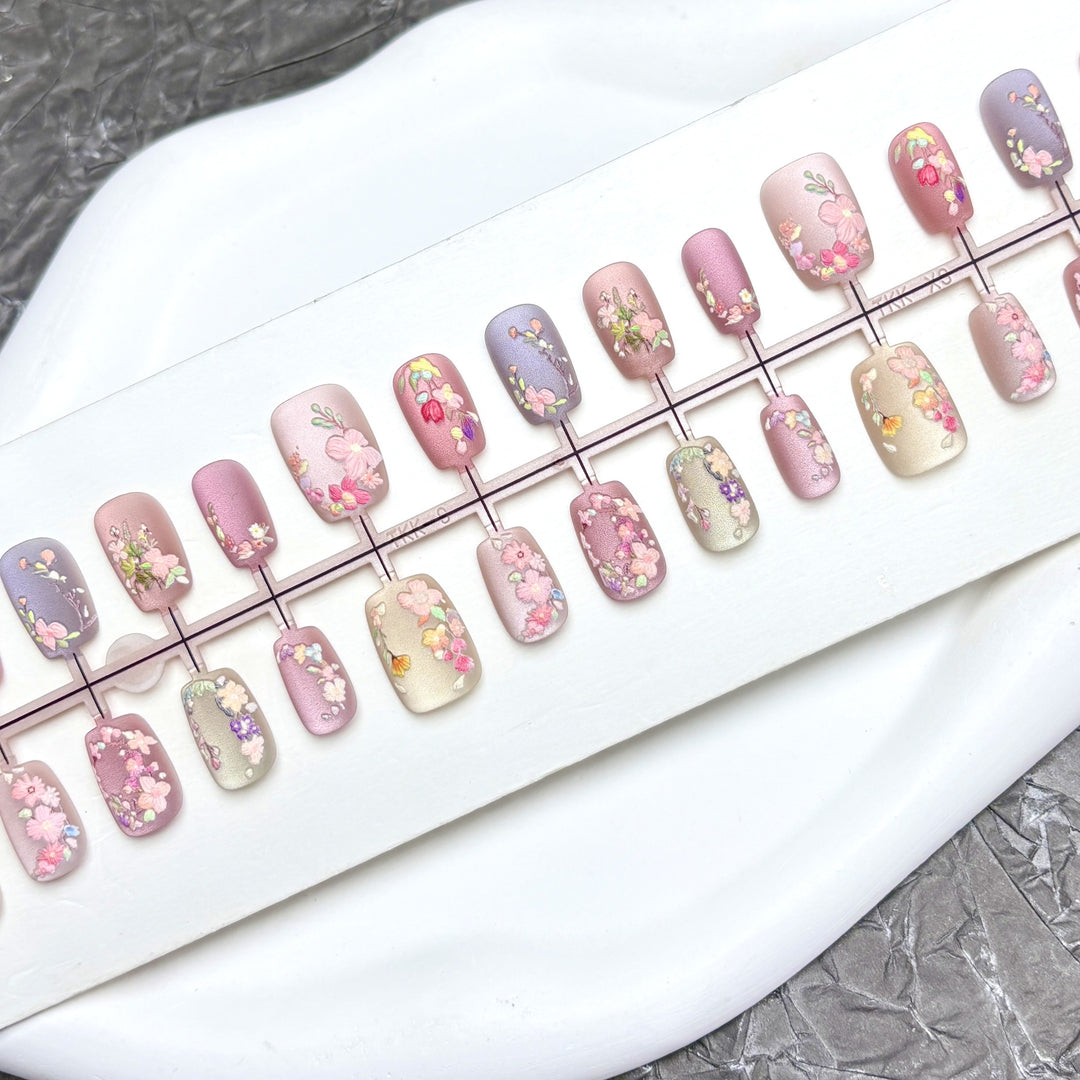 Elegant Ombre Art Press-On Nails