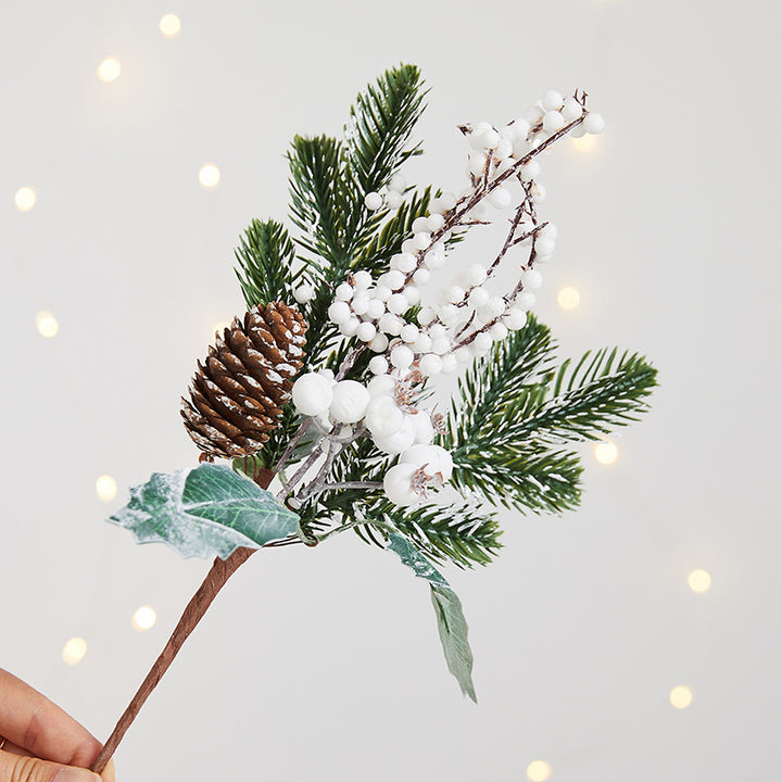 Artificial Decorative Berry and Pine Floral Arrangement