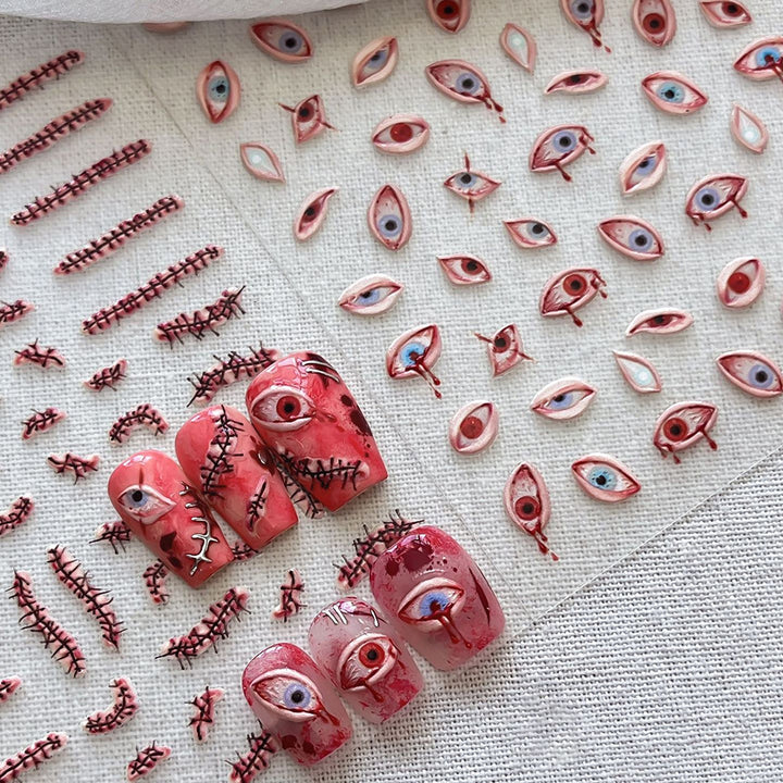Eye-Themed Nail Art Charms