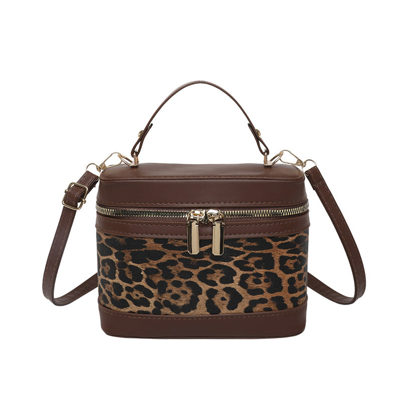 WoChic Leather and Fabric Crossbody Bag Stornfield