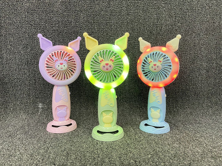Unisex Portable Hand Fan with Cute Bunny Design Stornfield