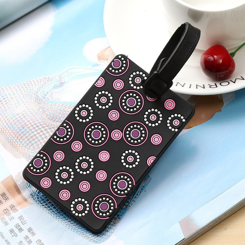 Unisex Luggage Tag in Creative Retro Pattern Bowlift
