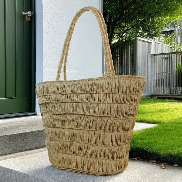 Beach basket with classic sun protection Stornfield