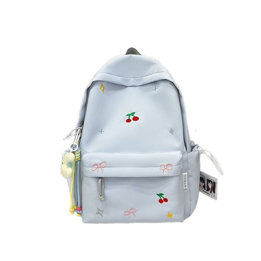 Playful backpack with embroidery Stornfield
