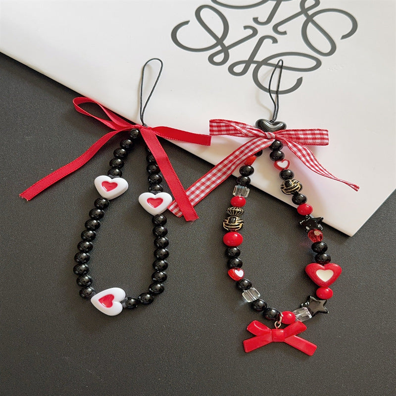 Heart-Themed Beaded Accessory Stornfield