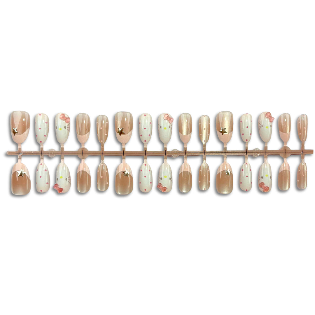 Whimsical Press-On Nail Design Set