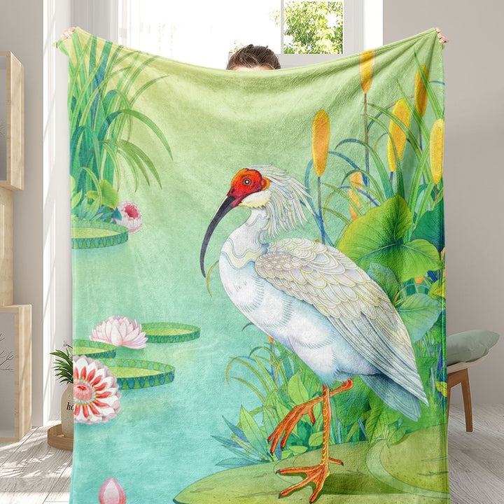 Artistic Wildlife Throw Blanket