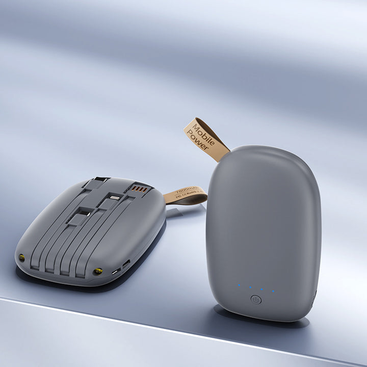 Portable power bank with integrated multifunction charging cable Stornfield