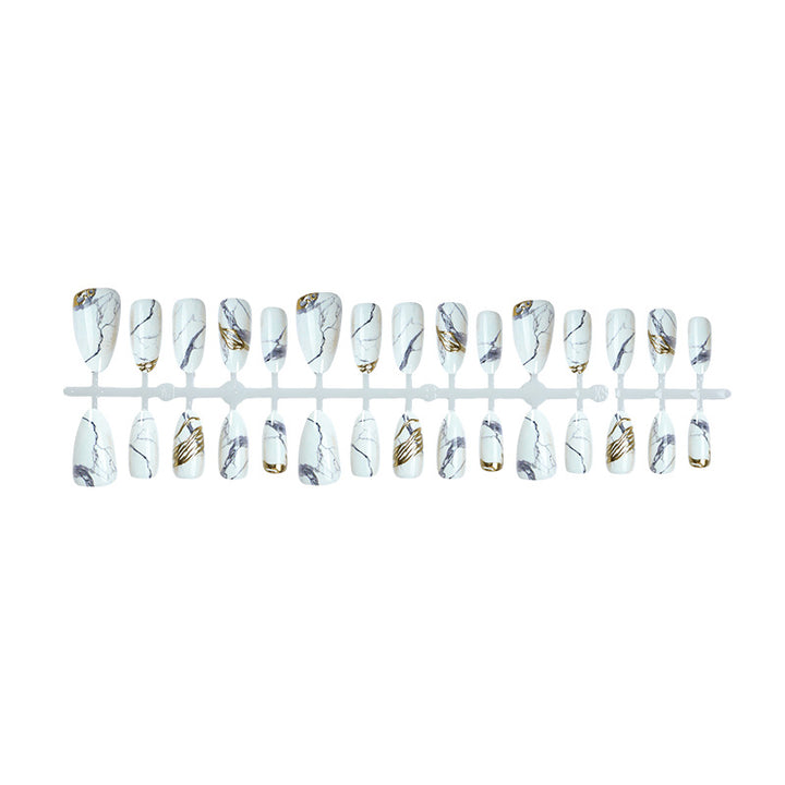 Marble Effect Press-On Nails