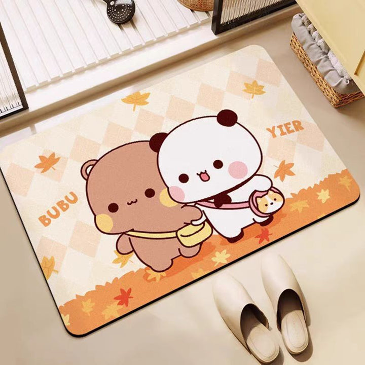 Cartoon Character Absorbent Floor Mat