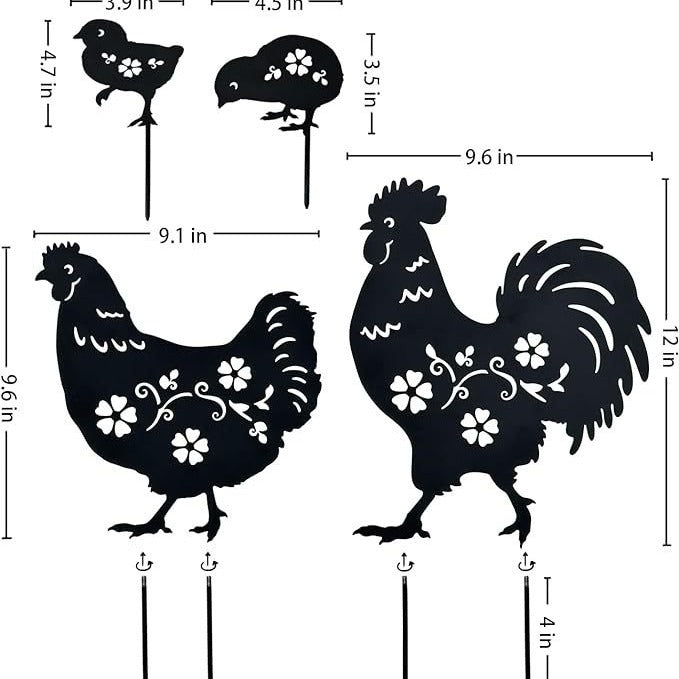 Garden Chicken Decor Stornfield