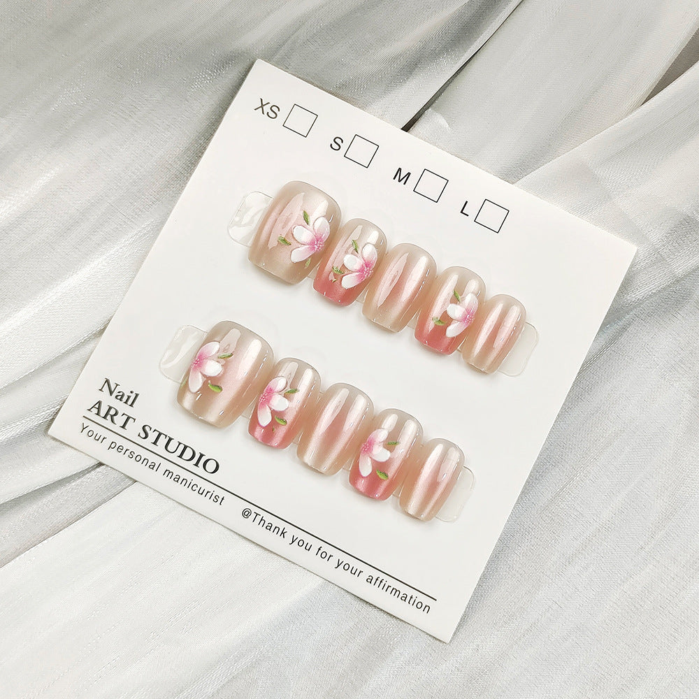 Glamorous artificial nails with holographic effect Stornfield