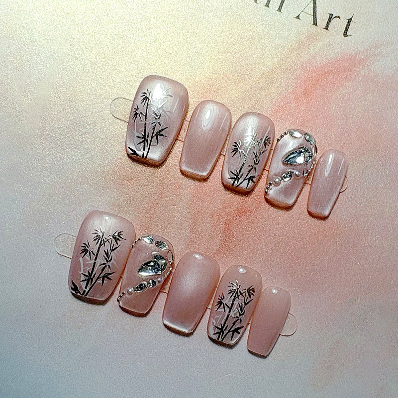 Decorative Press-On Nail Set Stornfield