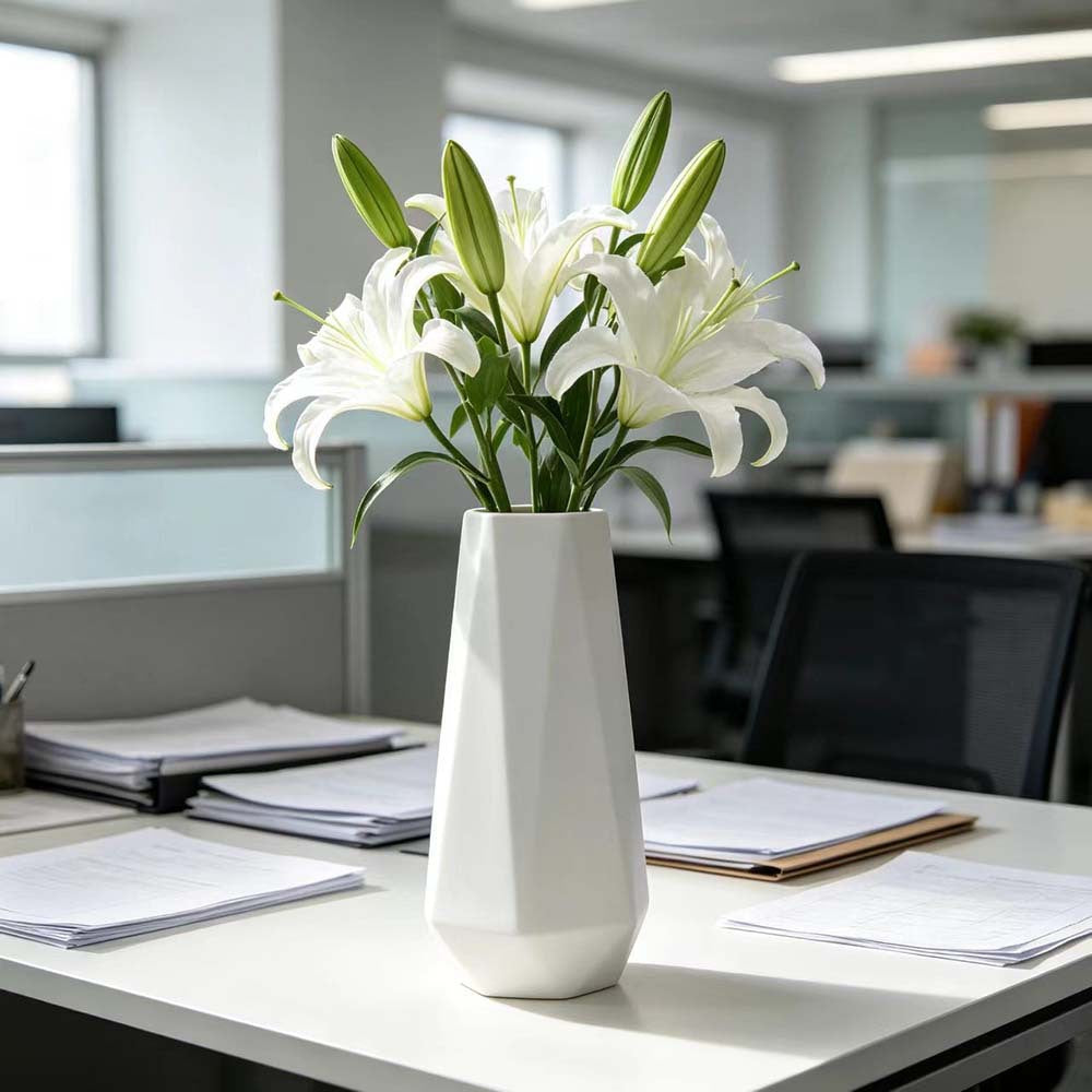 Modern Faceted Decorative Vase Stornfeild