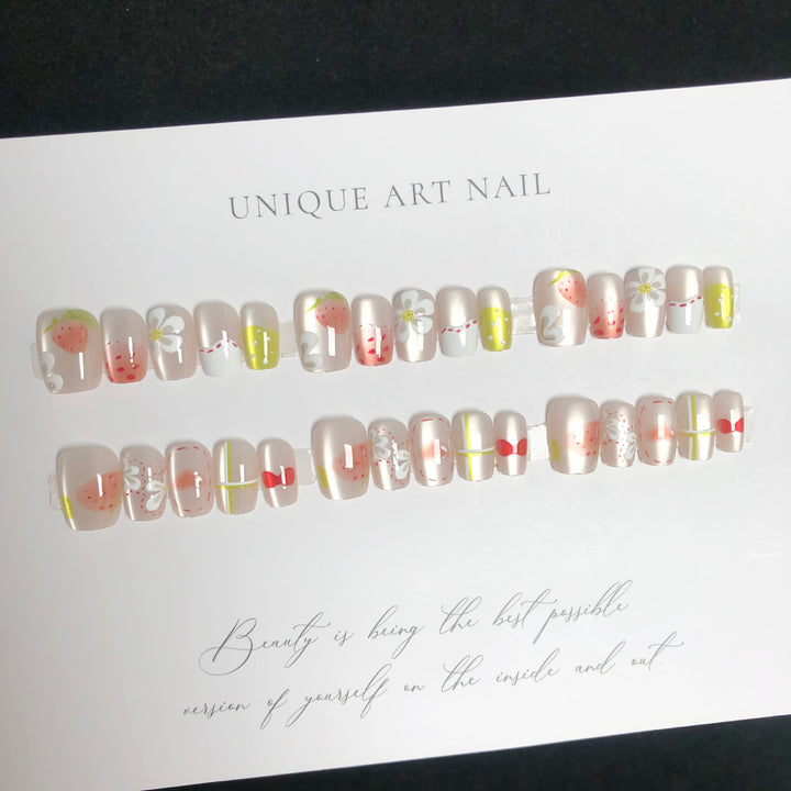 Decorative Press-On Nail Art Set 1790745538